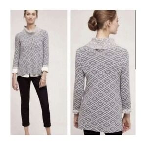 Moth Anthropologie Galena Cowlneck Pullover Alpaca Blend Sweater Size Small
